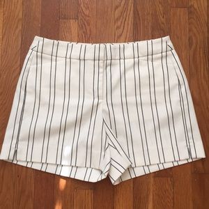 White House Black Market Pinstripe Shorts